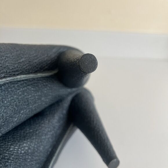 Acne Studios Women’s Araceli Texture Ankle Boots Navy Blue Leather Size 8/38 - Picture 14 of 15